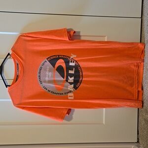 Oakley distressed mens tee